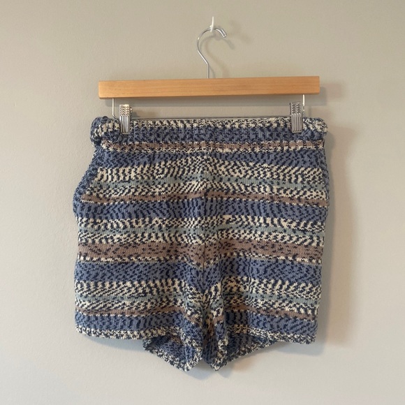 Madewell Broadway Sweater Shorts in Stripe - Picture 1 of 7